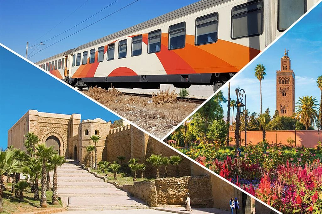 Circuit des Villes Impériales en Train: Marrakech, Rabat, Fès