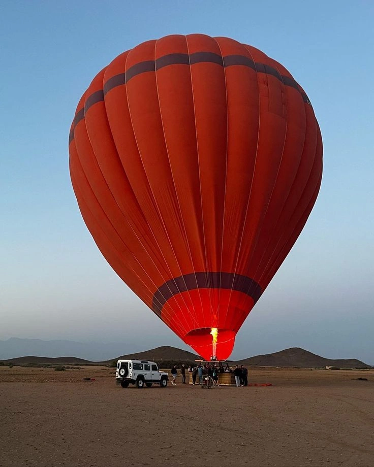 Vol en montgolfière et balade à dos de dromadaire à Marrakech